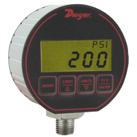 Dwyer Digital Pressure Gauge, Series DPG-200